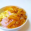 ランチにどうぞ♪お手軽ミートソース丼